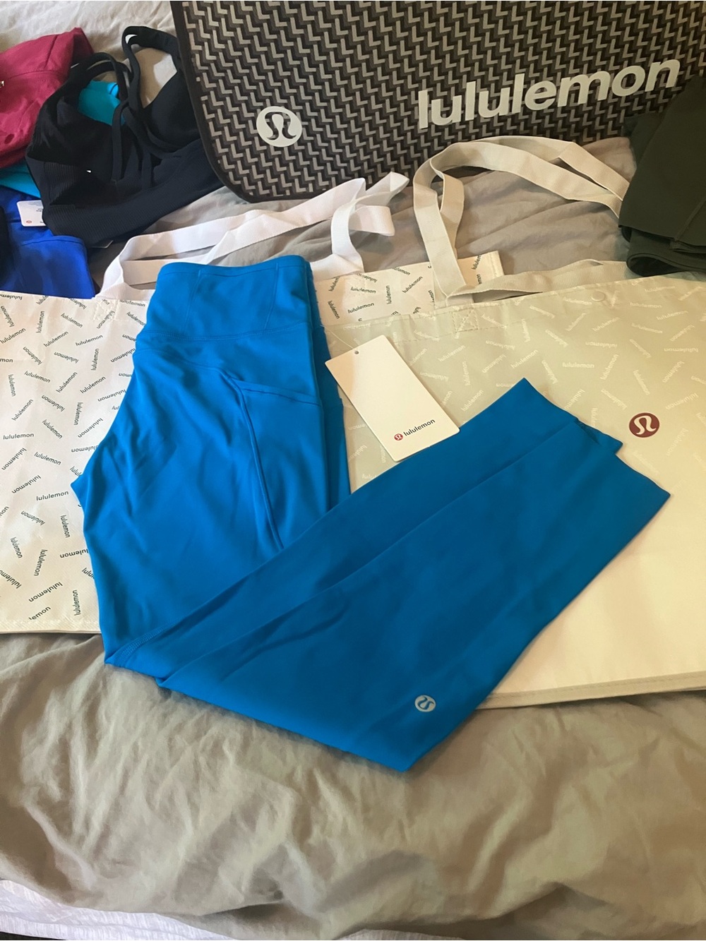 NWT Lululemon Fast and Free High-Rise Tight 25", Sz 6, POOLSIDE